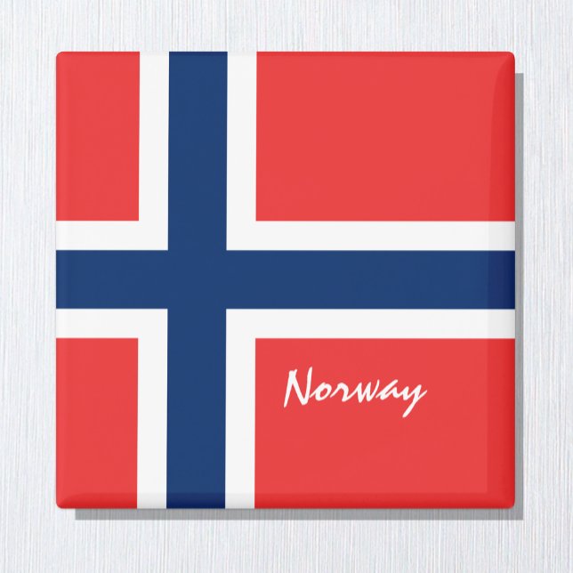 Helgdag för flagga och Norge, resor/sport Magnet (Skapare uppladdad)