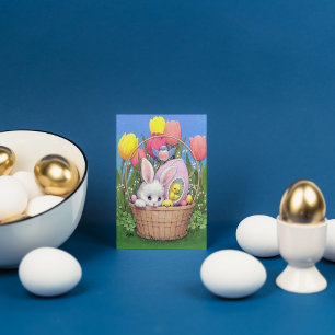 Helgdag för  för Retro vintage-Påskhare Helg Vykort