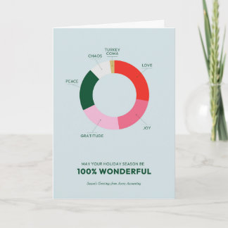 Helgdag för företagsdiagram i Helgdag Paj Helgkort