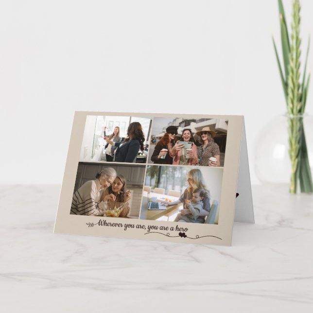 Helgdag för foton på lycklig-dagen helgkort (Framsida)