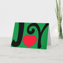 Helgdag för glädjekärlekhjärta helgkort