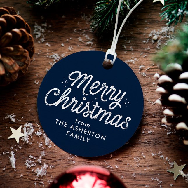 helgdag för god jul retro-skriptflottan gåvor etiketter (Skapare uppladdad)