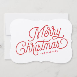 helgdag för God jul-skript Julkort