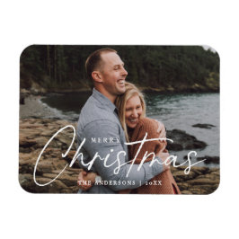 Helgdag för god jul-skript magnet