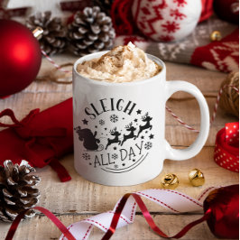 Helgdag för heldagsvinter kaffemugg