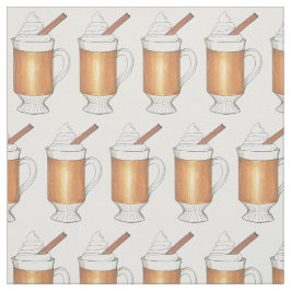 Helgdag för hett Buttered Rum-julvinter Tyg