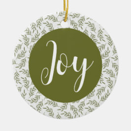 Helgdag för Jul Joy Anpassningsbar Family Photo Julgransprydnad Keramik