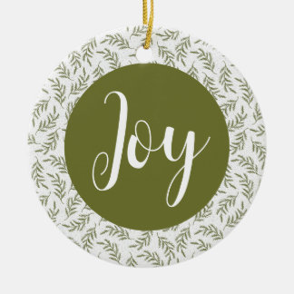 Helgdag för Jul Joy Anpassningsbar Family Photo Julgransprydnad Keramik