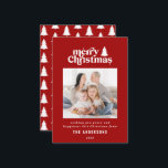 helgdag för julgrafik, grafik anteckningskort<br><div class="desc">fotokort för bild av God jul-grafik. Med modern hand plockade och träd.</div>