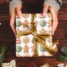 Helgdag för Julkookies Exchange Red Grönt