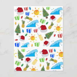 Helgdag för julsommarsäsong helg vykort