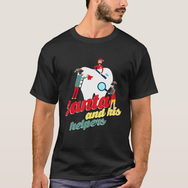 Helgdag för jultandassistenter t shirt (Framsida)
