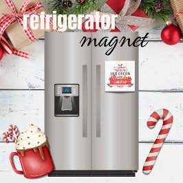 Helgdag för jultema magnet