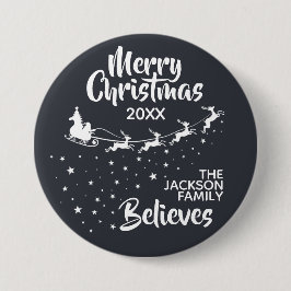 Helgdag för jultomtens sömniga renar knapp