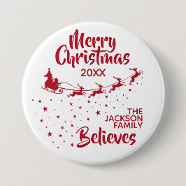 Helgdag för jultomtens sömniga renar knapp