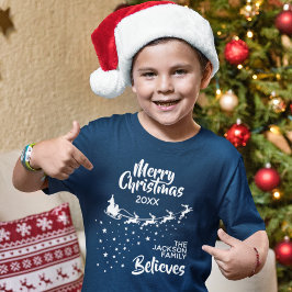 Helgdag för jultomtens sömniga renar t shirt