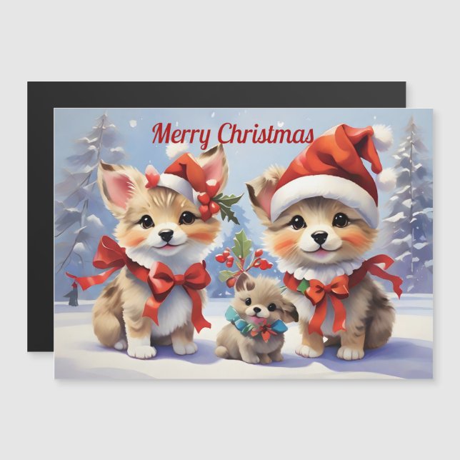 Helgdag för julvalpar (Fram/baksida)