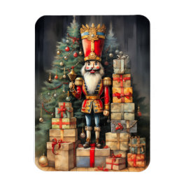 Helgdag för målning av julklackare magnet