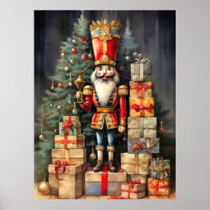 Helgdag för målning av julklackare poster