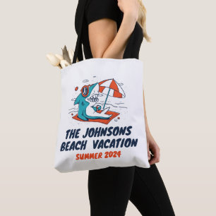 Helgdag för matchning av familjens Vacation Beach Tygkasse