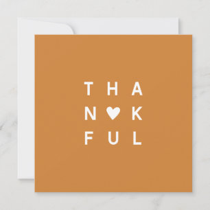 Helgdag för minimal Gult av fotoThanksgiving Julkort