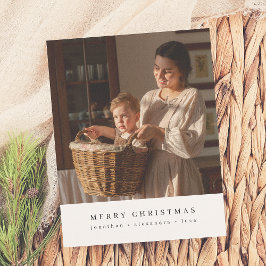Helgdag för minimalistisk God jul-fotobudget