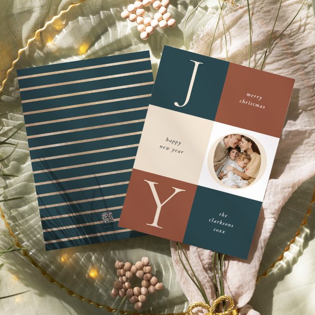 Helgdag för Neutralt av blockering av färg- Julkort (Skapare uppladdad)