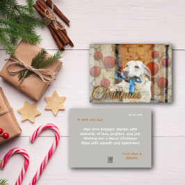 Helgdag för Ornaments Roligt- för god jul Julkort