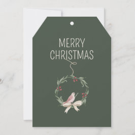 Helgdag för Personlig av julkrans Julkort