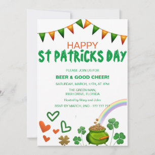 Helgdag för personlig St patricks day Julkort