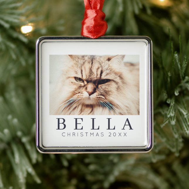 Helgdag för Pet-foto i Anpassningsbarna Endern Mod Julgransprydnad Metall (Träd)