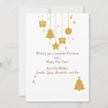 Helgdag för prydnadsjul i guld