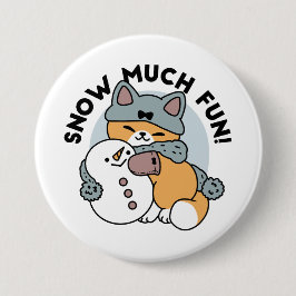 Helgdag för Roligt med stor snö Knapp