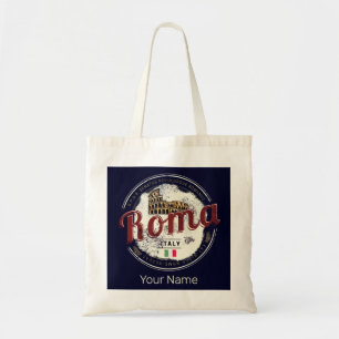 Helgdag för Roms Italien Retro Colosseum Vintage Tygkasse