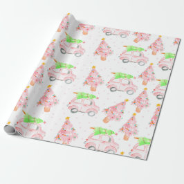 helgdag för Rosa christmas- som är papprare Presentpapper