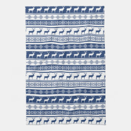 Helgdag för skandinaviska Hjortar Kökshandduk