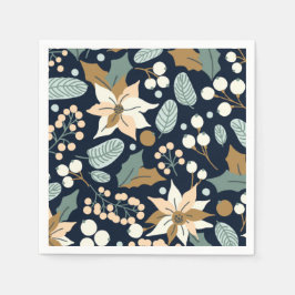 Helgdag för svart bakgrund pappersservett