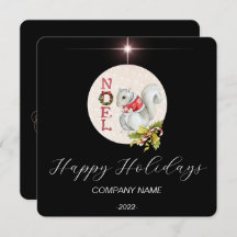 Helgdag för svart elegant, vattenfärg