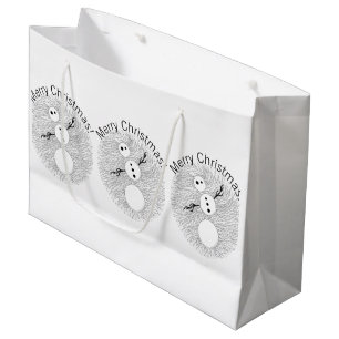 Helgdag för svartvit snögubbe för Z gullig