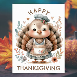 Helgdag för Turkiets Thanksgiving Poster