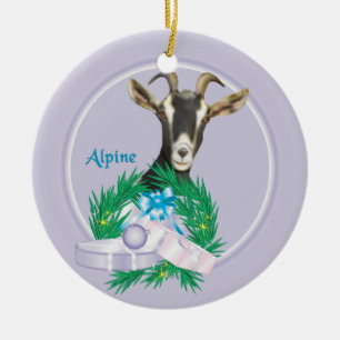 Helgdag för utandning av alpin get Ornament
