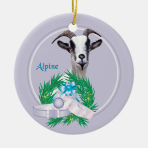 Helgdag för utandning av alpin get Ornament
