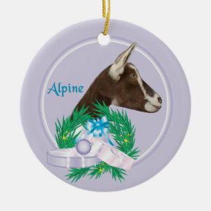 Helgdag för utandning av alpin get Ornament