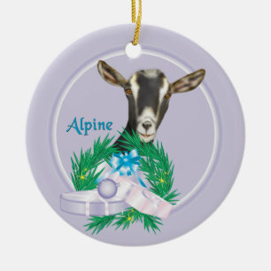 Helgdag för utandning av alpin get Ornament
