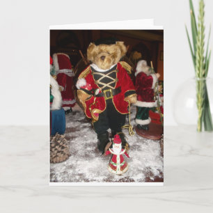 Helgdag för vanlig jultidskonst för Nalle Helgkort