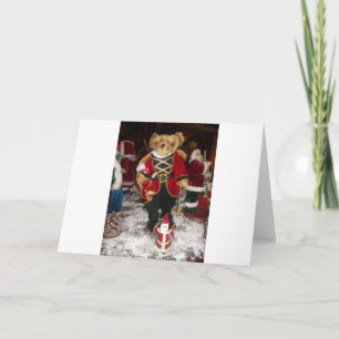 Helgdag för vanlig jultidskonst för Nalle Helgkort