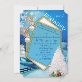 Helgdag Förlovning jul Party Inbjudningar