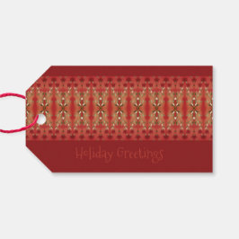 Helgdag formaterad med Vintagen finare Presentetikett