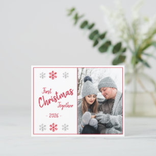 Helgdag första julfotoskriptet Säsong Vykort