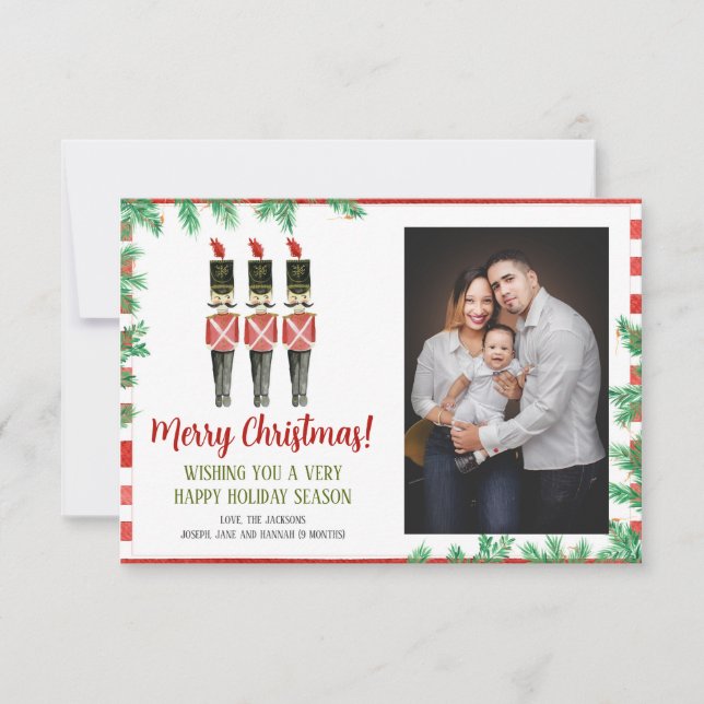 Helgdag-fotokort Inbjudningar (Framsida)